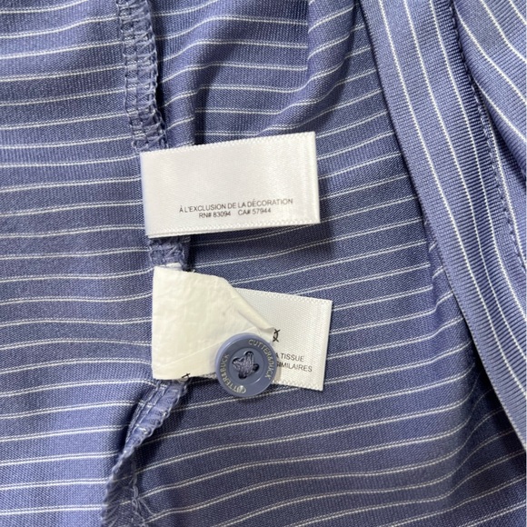 Cutter & Buck Men's Forge Pencil Stripe Stretch Polo Smokey Purple Gray, sizeL - Picture 6 of 6